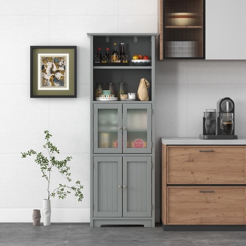 Tall bathroom storage cabinet - storage,