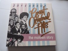 The Motown Story 25 Years of Great Original Hits Lp Box Set EX/EX