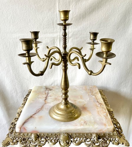 Vintage brass arm holder - arm,