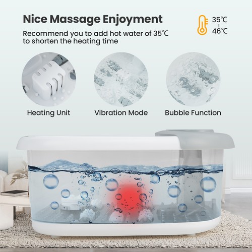 Soak tub with heat - tub, bubble