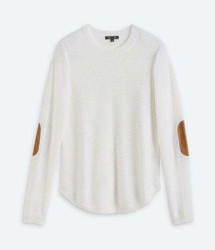 Lety white knit crewneck - me,