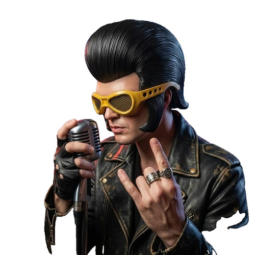 Tony pitony mask - tony, presley