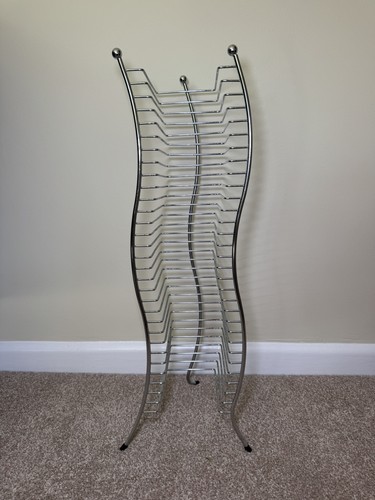 Vintage metal rack - cd, tower