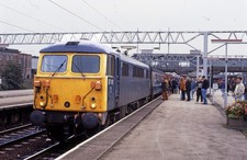 Original 35mm Railway Slide Class 87 87101 Stafford 21 10 1990 1G62  + Copyright