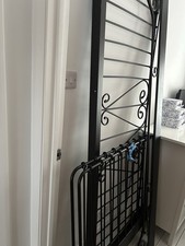 Ikea Meldal Black Metal Single