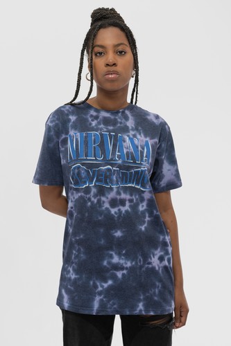 Nirvana shirt nevermind wavy - t,