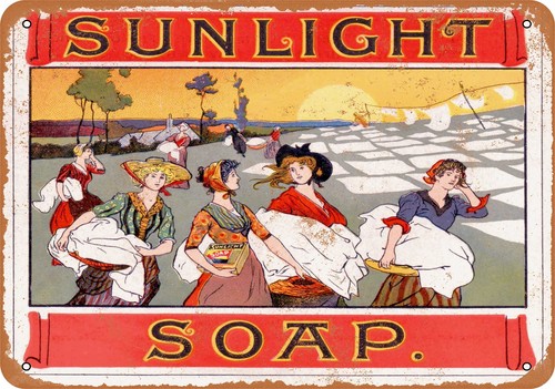 Metal sign 1912 sunlight - -,