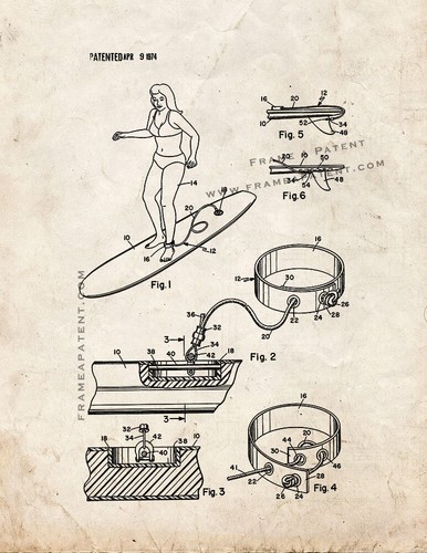 Surfboard ankle leash - surfboard,