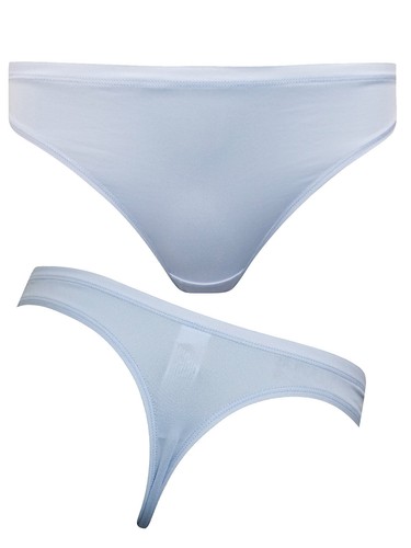 Sky blue low rise thong - thong,
