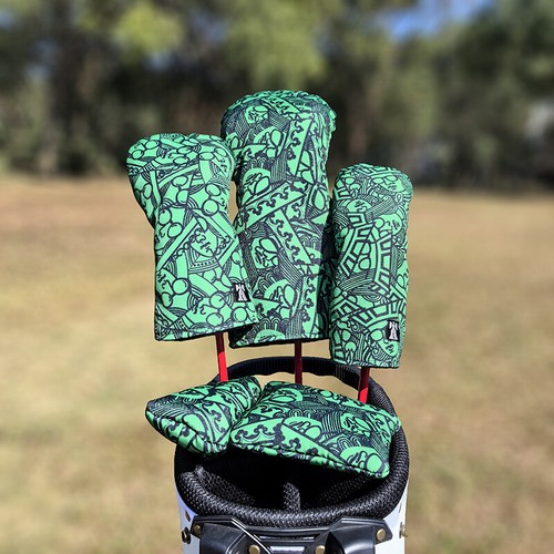 Poker jkq green - wood, head
