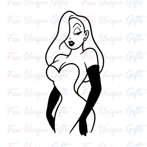 Jessica rabbit pin vinyl - jessica,