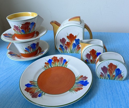 Clarice cliff tea - clarice, two