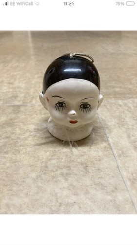 Pierrot pomander head with - pomander,