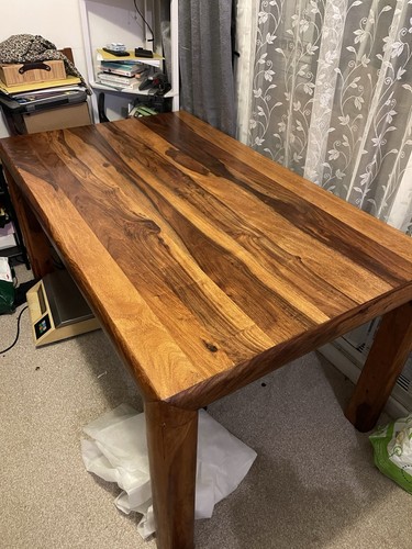 Solid wood dining table 4 - solid, &