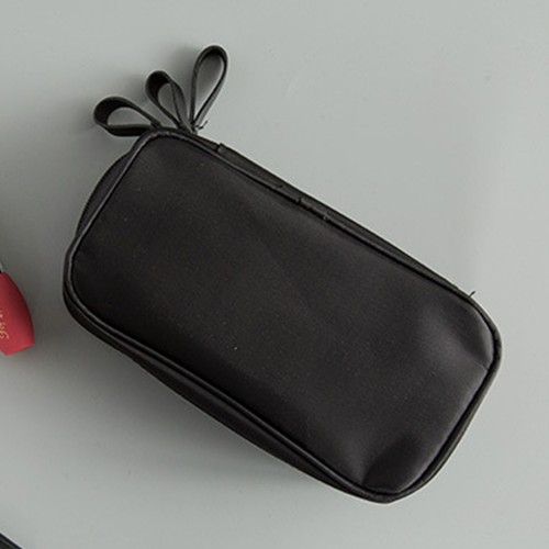 Makeup bag double zipper - bag,