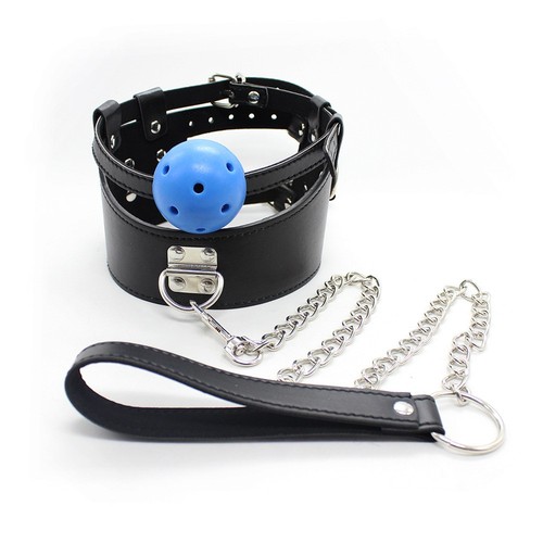 Vented plastic ball mouth gag - vented,