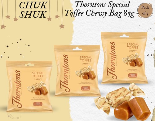 Thorntons special toffee - special, chewy