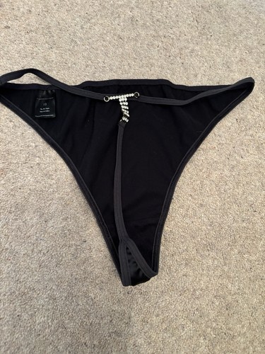 Ladies vintage black diamanté - vintage,