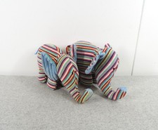 Jellycat Maypole Stripey Elephant Rattle Soft Plush Toy Baby Comforter x2