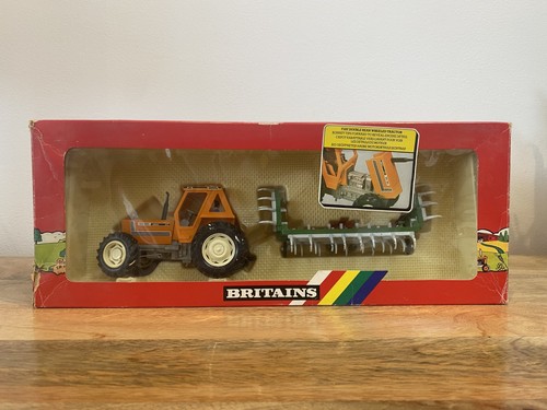 Britains fiat tractor - britains,