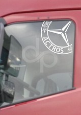 MERCEDES ACTROS X2 WINDOW VINYL STICKER HAULAGE CUSTOMISE TRUCKING