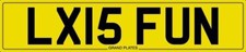 LX INITIALS NUMBER PLATE LX15 FUN PRIVATE REGISTRATION WITH FEES PAID FOR LEXUS