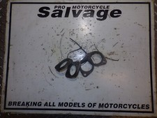 YAMAHA XJR 1300 1999 2000 2001 2002 2003 2004:EXHAUST COLLARS:USED MOTORCYCLE