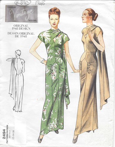 1948 vintage vogue sewing - vogue,