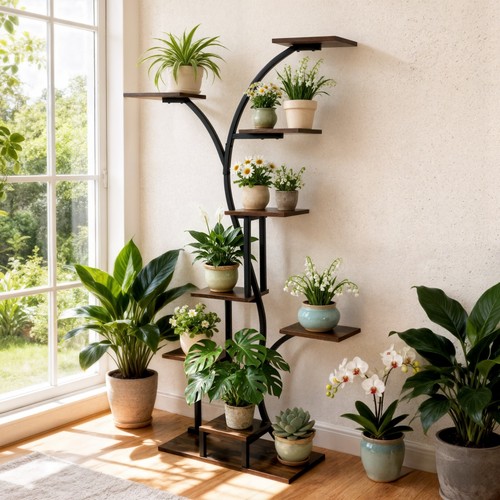 Tier large plant - tier, stand