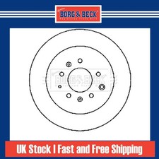 2x Brake Discs Vented For