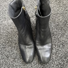 Gorgeous Soft Black Leather Ankle Boots By Ted Baker. Sz 6.5 (40)