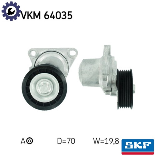 Belt tensioner vribbed - tensioner,
