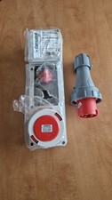 Famatel Red 63A Switched