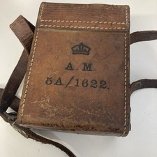 Ww2 RAF Electrical Test Meter with Leather Case  Wind Up Megger