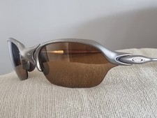 OAKLEY X METAL ROMEO 2.0 WRAP-AROUND SUNGLASSES GREY AND BROWN A VINTAGE CLASSIC