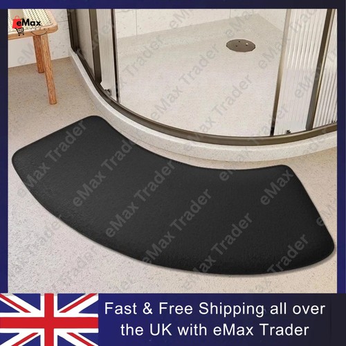 Bathroom absorbent curved door - curved,