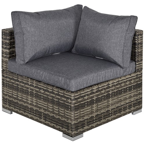 Outsunny rattan corner - outsunny, sofa