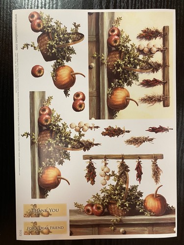 Joanna sheen decoupage sheet - sheen,