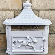 White Post Box English Glossy