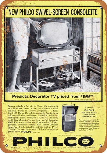 Metal sign 1959 predicta - sign,