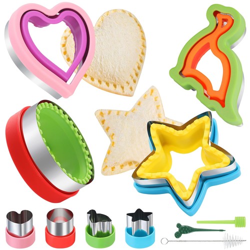 Pack sandwich cutters cookie - 4,
