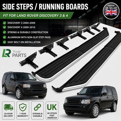 Side steps for land - steps, rover