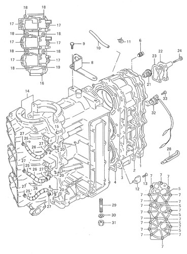 Suzuki genuine bolt dt50 - suzuki,