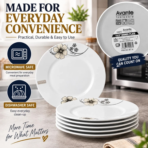 6pcs 5cm dinner - 10.5",