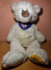 Large cream teddy - teddy, bear
