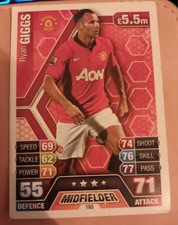 #193 Ryan Giggs Match Attax 13/14