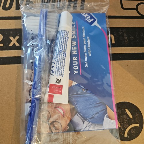 Fixodent denture adhesive - denture,