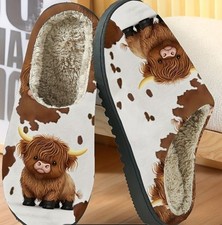 *NEW* HIGHLAND COW Rubber Sole