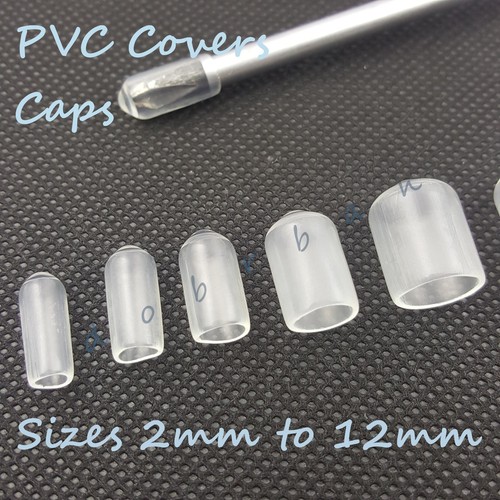 Clear transparent end cap rod - transparent,