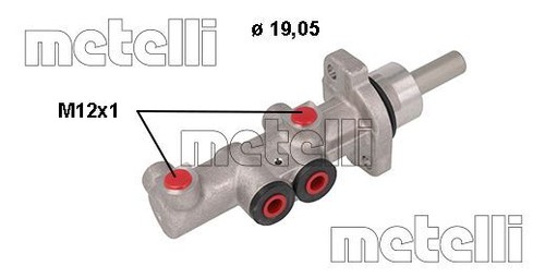 Lhd brake master cylinder - master,